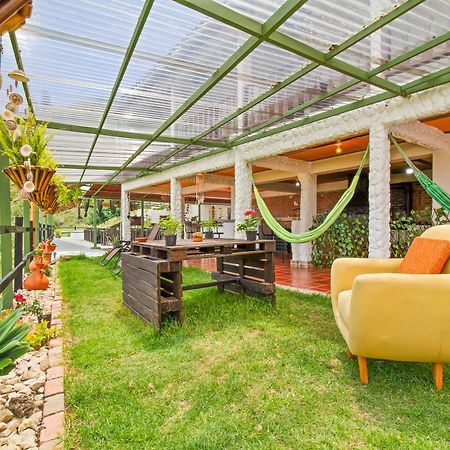 Cabana Tipo Glamping Savieza Life Experience Nemocon 外观 照片