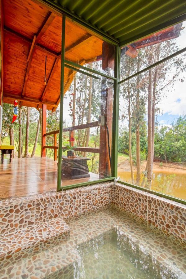 Cabana Tipo Glamping Savieza Life Experience Nemocon 外观 照片