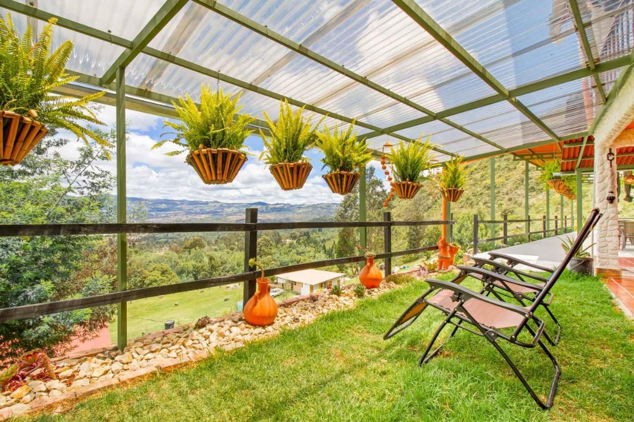Cabana Tipo Glamping Savieza Life Experience Nemocon 外观 照片