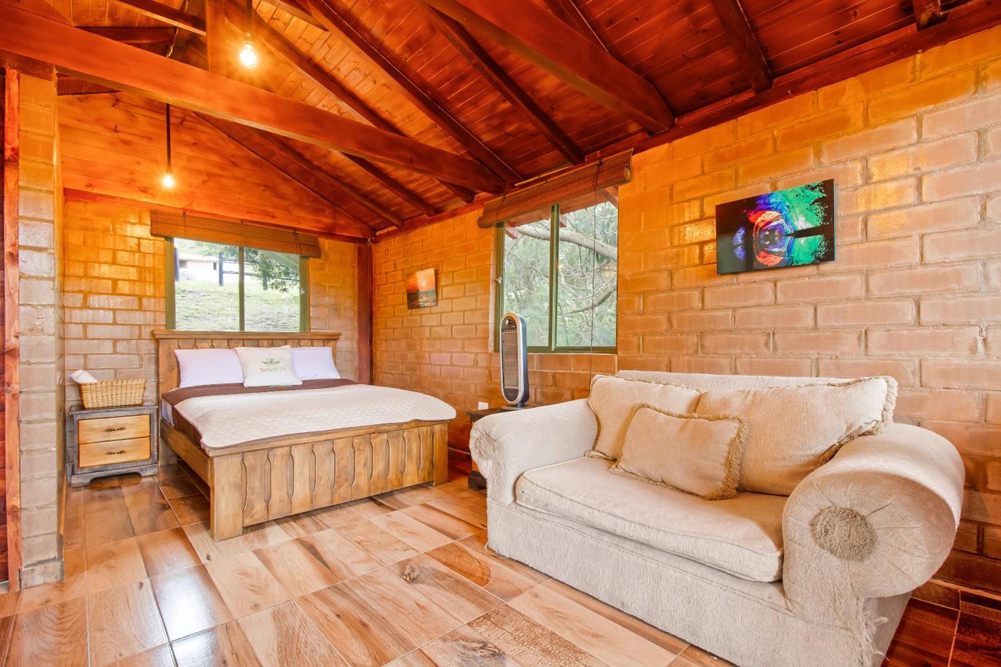 Cabana Tipo Glamping Savieza Life Experience Nemocon 外观 照片